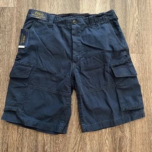 Polo Ralph Lauren Mens Cargo Shorts Navy Size 32